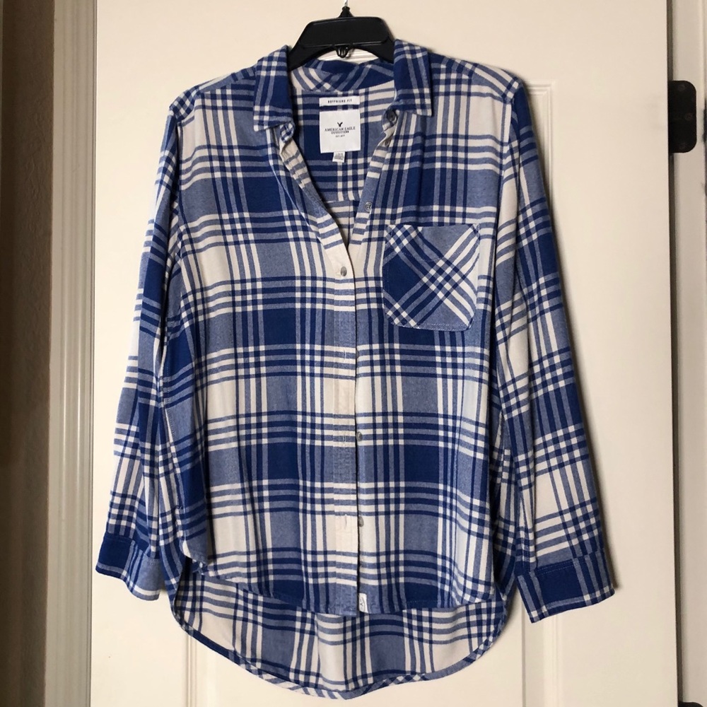American eagle boyfriend fit flannel